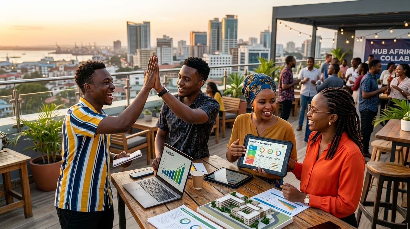 VisDream members connecting at a community event